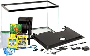 Tetra Aquarium, 10 Gallon, Complete Tropical Fish Tank Kit with LED Lighting for Freshwater