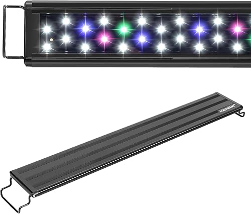 AQUANEAT LED Aquarium Light Full Spectrum for 18 Inch to 24 Inch Fish — Our hands-on testing setup for best wavemaker 90 gallon m
