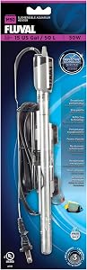 Fluval M 50-Watt Submersible Aquarium Heater - Compact, Reliable Heating with Mirror Techno