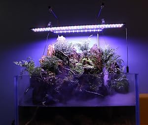 hygger Advanced LED Aquarium Light with Timer, 24/7 Lighting Cycle & DIY Mode, Full Sp